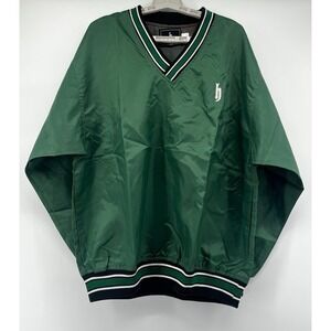 Dj Honda V Neck Pullover Jacket Men Large Green Windbreaker Streetwear Skater